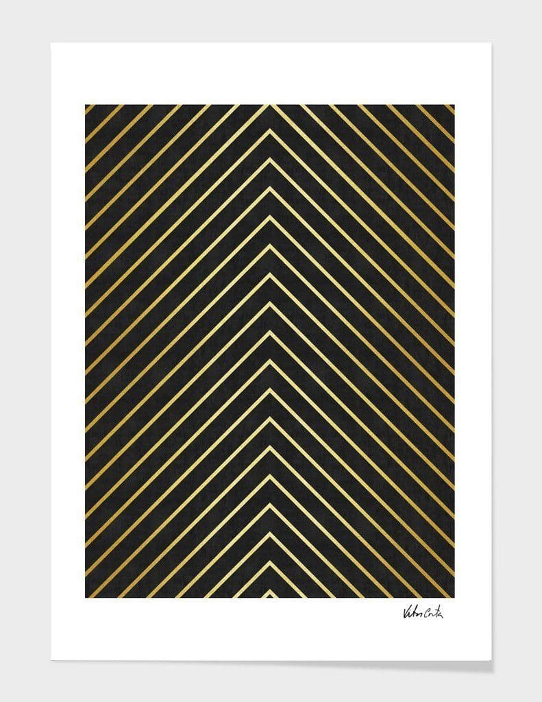 image-Minimalist and golden art Frame