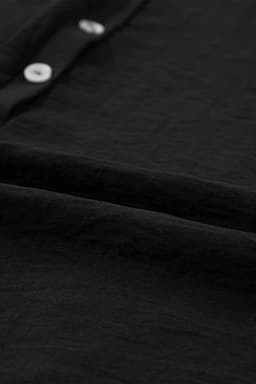 image-Black Half Button Collared Romper