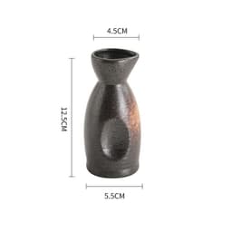 image-Japanese Style Ceramic Wine Pot - Handmade Baijiu Carafe