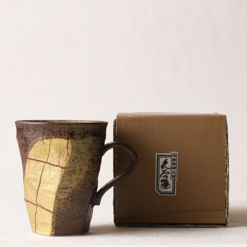 image-Gold Foil Colored Coffee Mug Water Cup