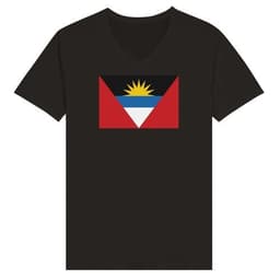 image-Drapeau d'Antigua-et-Barbuda - T-shirt unisexe premium col en V