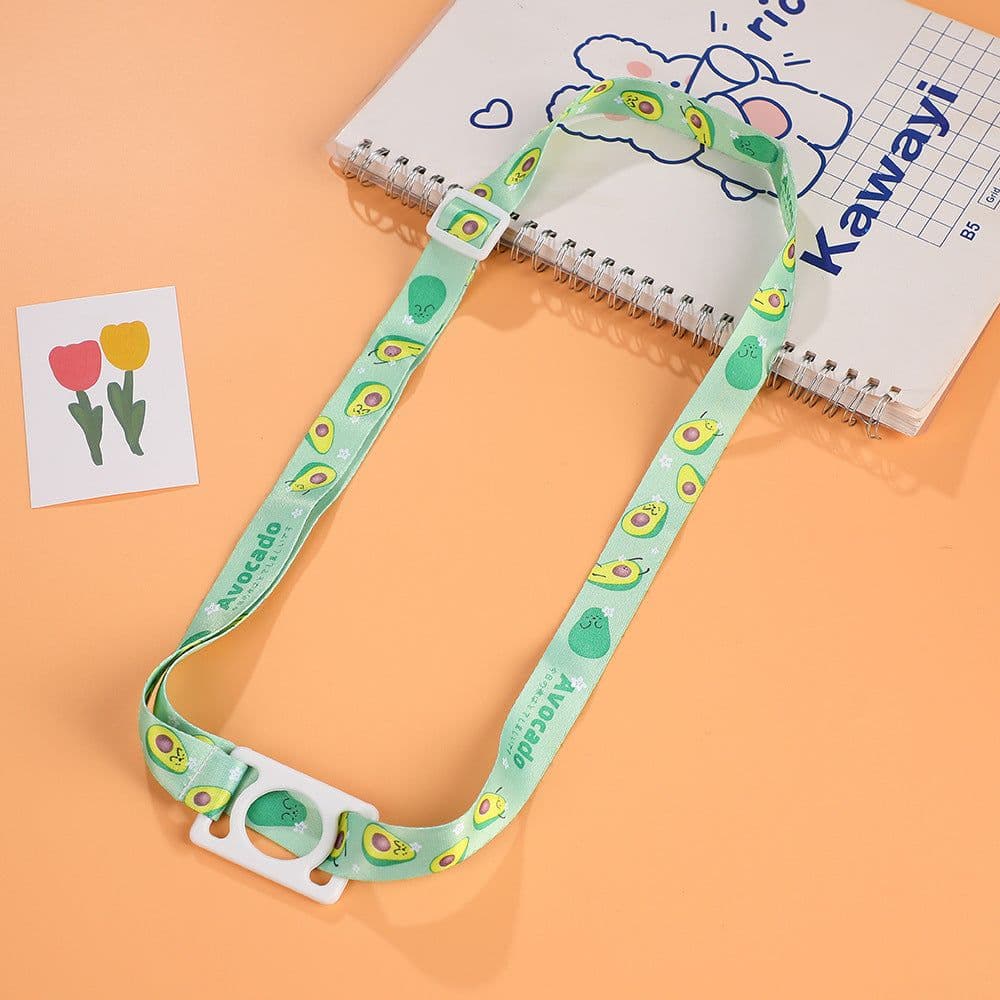 image-Water Cup Strap Mineral Water Bottle Crossbody Rope Silicone Lanyard