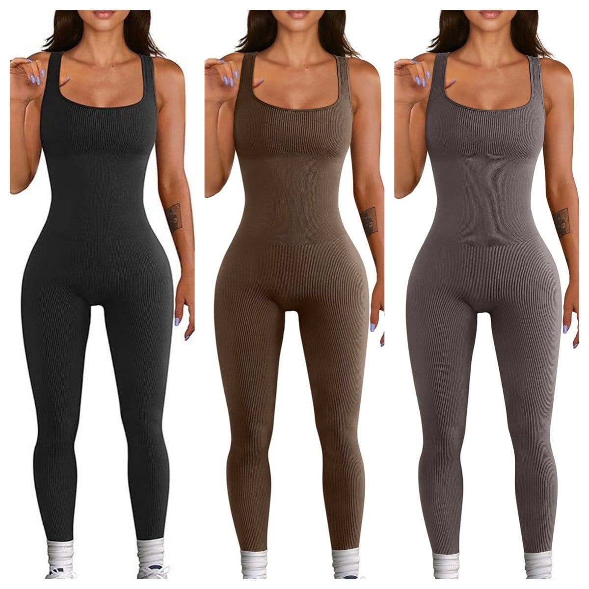 image-Women's Suspender Tank Top Tights