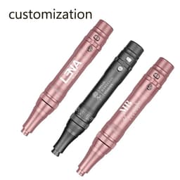 image-Rose Gold Professional Wireless Permanent Makeup Machine Pen Beauty Eyebrow Tattoo Machine