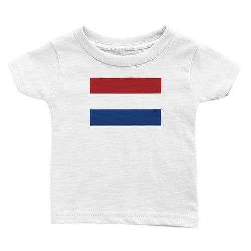 image-Drapeau des Pays-Bas - t-shirt-bébé-classique-ras-du-cou