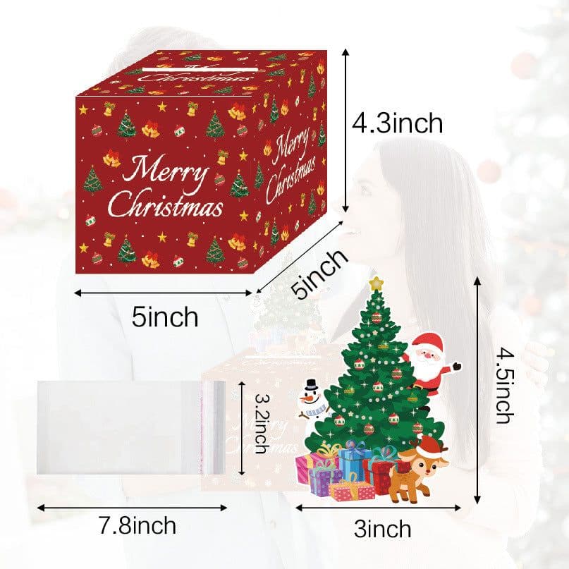 image-Red Christmas Money Box Christmas Party Decoration