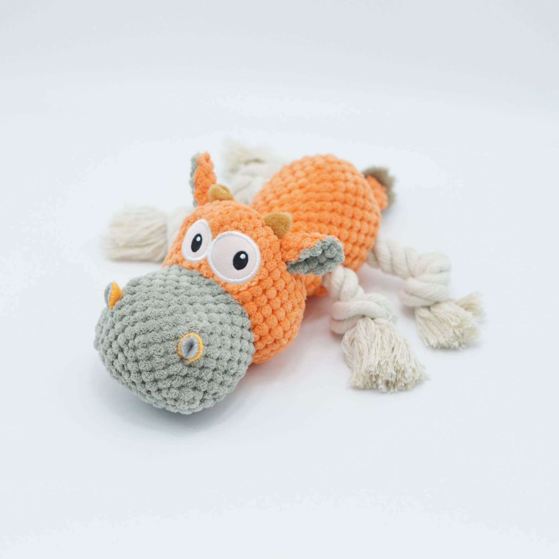 image-Cow Cloth Velvet Dog Toy Creaking Sound Pet Products