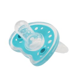 image-Baby Products Full Silica Gel Pacifier Two-color Liquid Silicone Sleep Comfort Baby Pacifier Baby