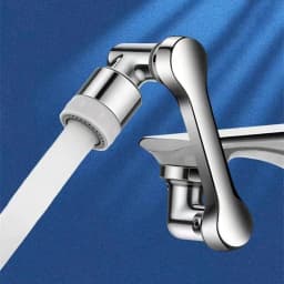 image-1080° Bathroom Water Tap Nozzle Universal Rotation Faucet Extender Sprayer Kitchen Tap Extend Adapter Aerator 2 Spray Modes
