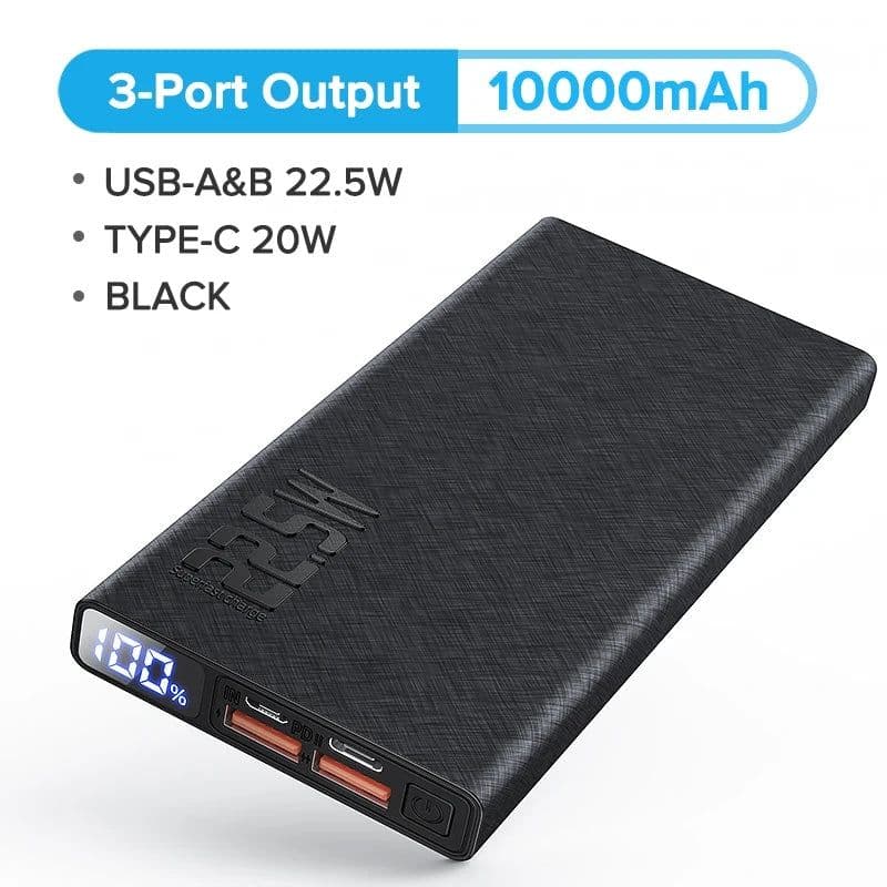 image-QOOVI Power Bank 20000mAh Portable PD 20W Fast Charging Poverbank Mobile Phone External Battery Powerbank For iPhone 13 Xiaomi