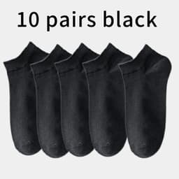 image-10/5/3pairs Breathable Con Sports Stockings Men Bamboo Fiber Autumn and Winter Men Socks Sweat Absorption Deodorant Business Sox