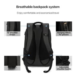 image-OIWAS 17 Inch Laptop Backpack With USB Charging Men's Backpacks Large Capacity Business Daypack Bookbag For Women Teenage Travel