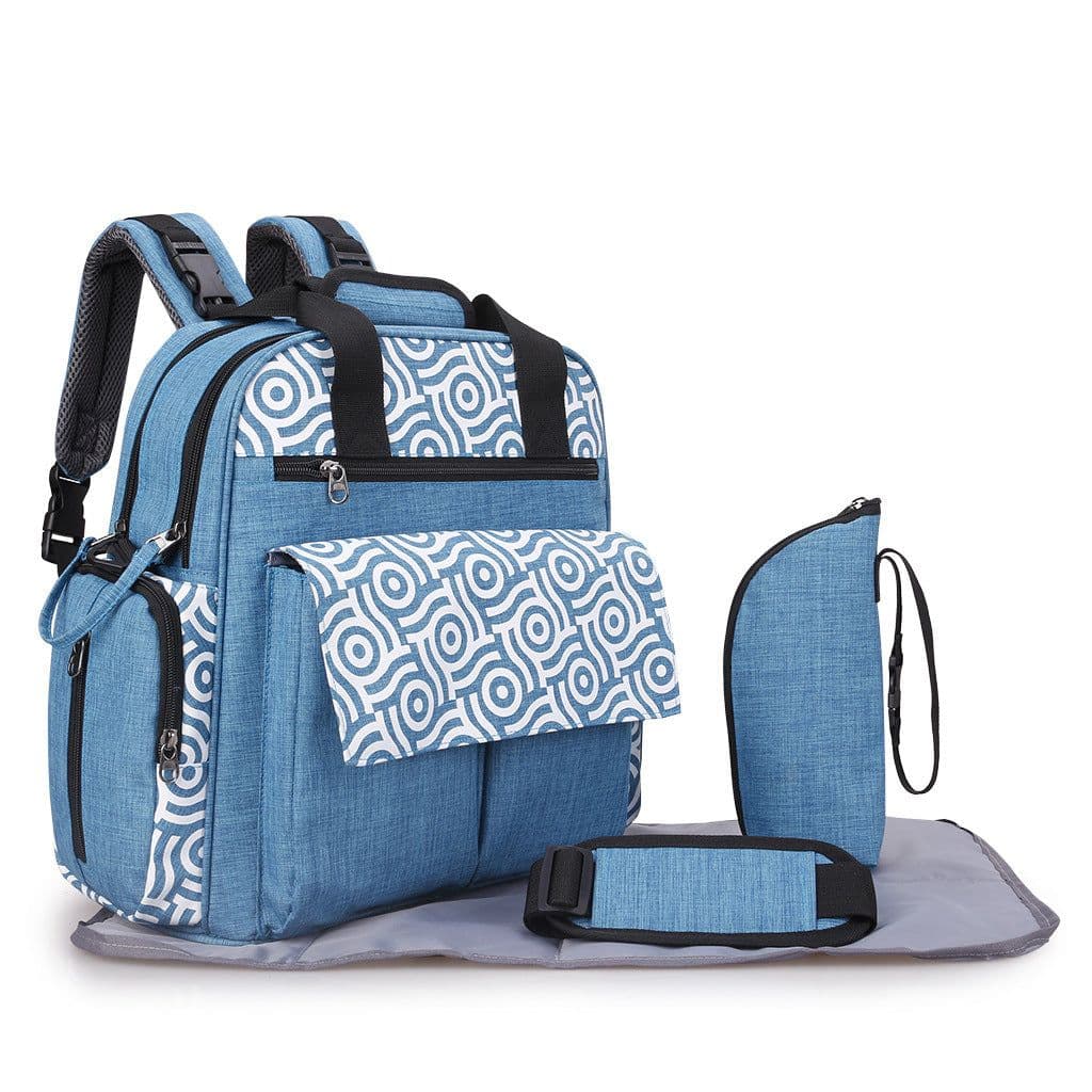 image-Large Capacity Multi-function Mommy Bag Suit