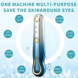 image-RF Radio Frequency Eye Massager Anti-Ageing Wrinkle Massager Portable Electric Device Dark Circle Facials Vibration Massage Pen