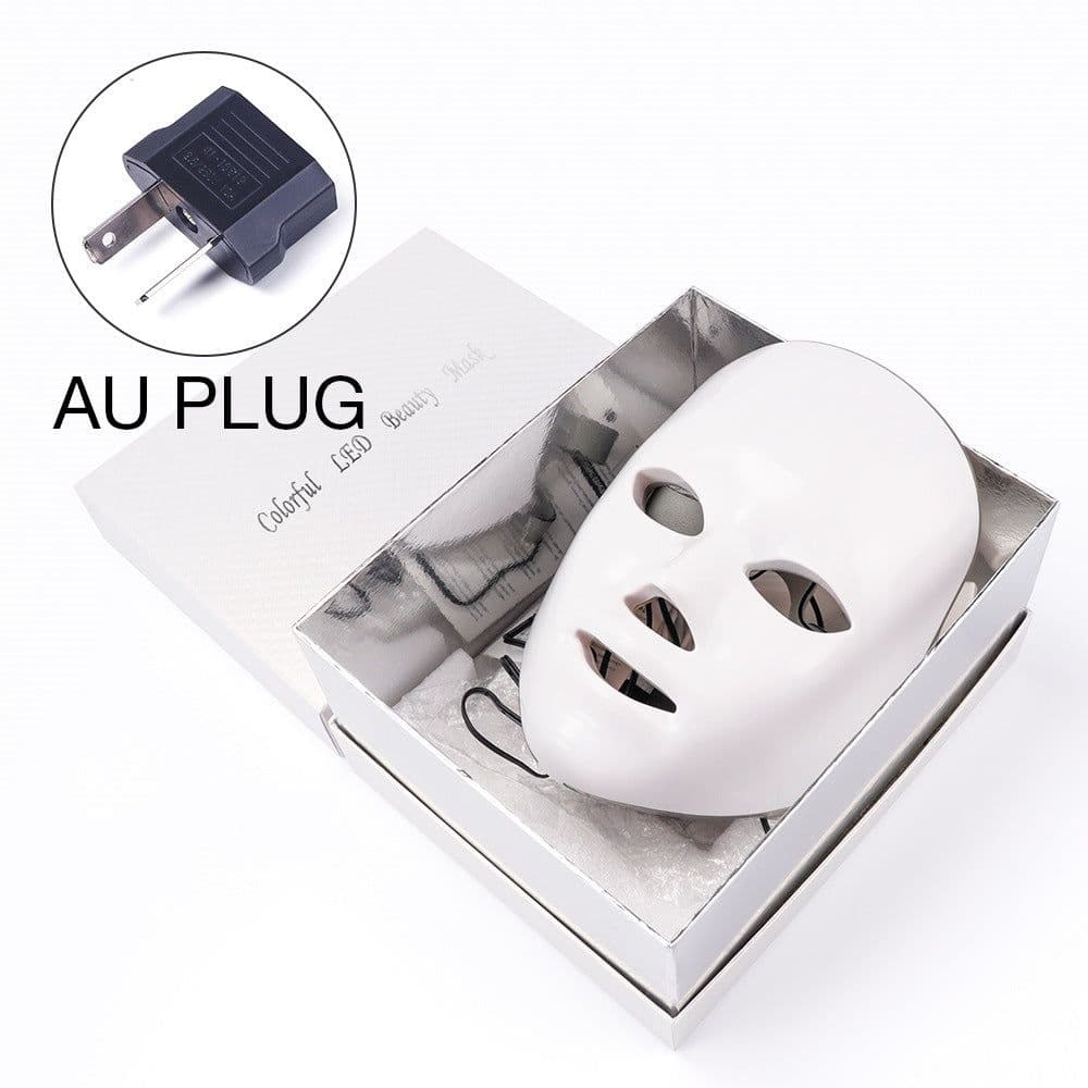 image-Beauty Instrument Beauty Red Purple Light Photon Skin Rejuvenation Mask Instrument Household Acne Spectrometer Face