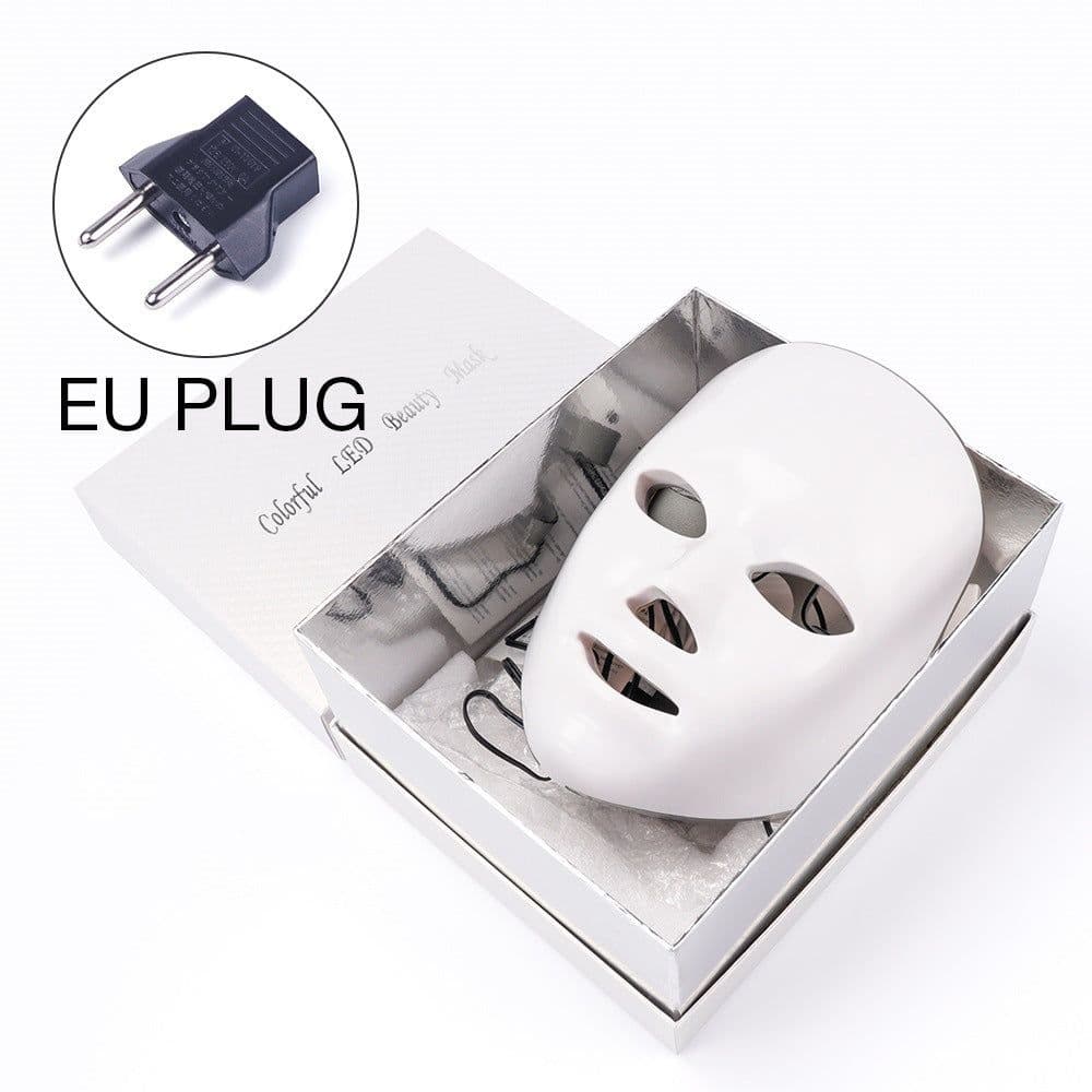 image-Beauty Instrument Beauty Red Purple Light Photon Skin Rejuvenation Mask Instrument Household Acne Spectrometer Face