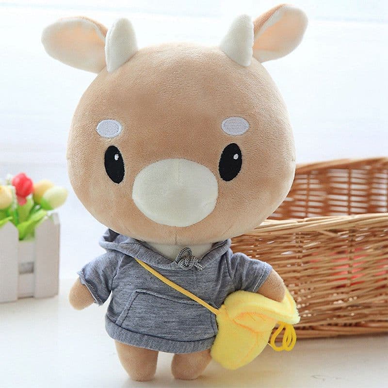 image-Why did Secretary Jin do the same kind of hard-working cow doll plush toy large cartoon pillow doll birthday gift