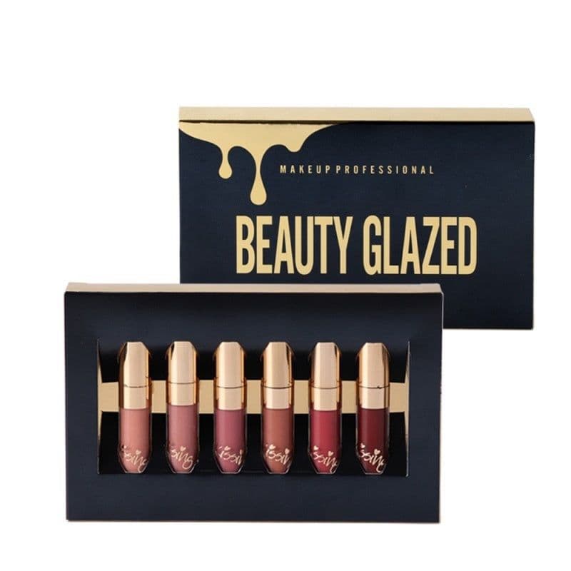 image-Beauty glazed 6 lipstick set