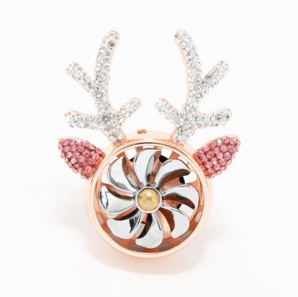 image-Car Aromatherapy, Diamond-encrusted Antlers, Car Ornaments, Perfume Fans, Car Accessories