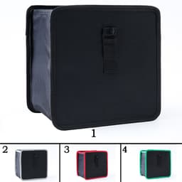 image-Practical Foldable oxford car storage bag for toys clothes seat buckles wastebasket SUV Trunk Organizer for car Garbage bag