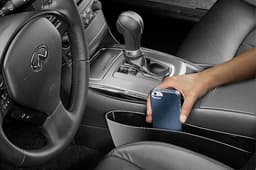 image-Car Seat Gap Leak-proof Debris Storage Box