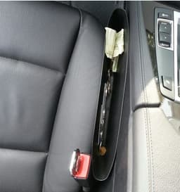 image-Car Seat Gap Leak-proof Debris Storage Box