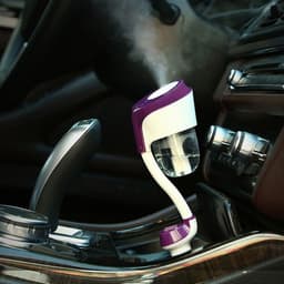 image-Mini Car Small Humidifier Aromatherapy Second Generation Car Humidifier Car Special With USB Humidifier Multi-color Optional