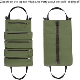 image-Super Roll Tool Roll,Multi-Purpose Roll Up Tool Bag, Wrench Roll