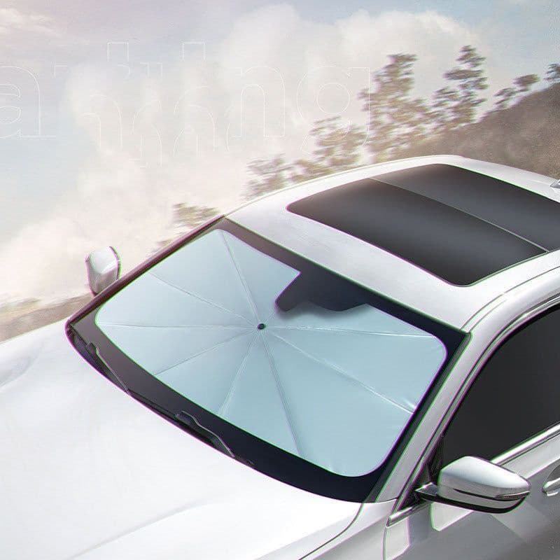 image-Super Strong Sunscreen Folding Compact Portable Rain And Rain Strong Car Umbrella