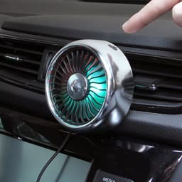 image-Car Usb Fan Air Outlet Lighting Creative Car Interior Car Auto Supplies