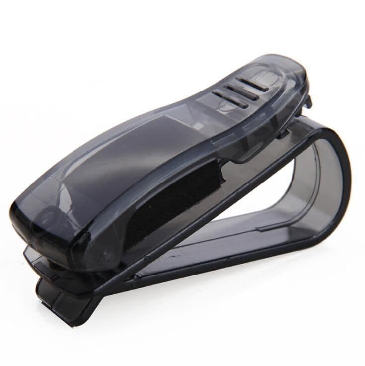 image-Car Sun Visor Glasses Sunglasses Ticket Receipt Card Clip Storage Holder
