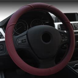 image-New Four Seasons Four Seasons Universal Ice Silk Non-Slip Car Steering Wheel Cover Braid Interior Car Accessories