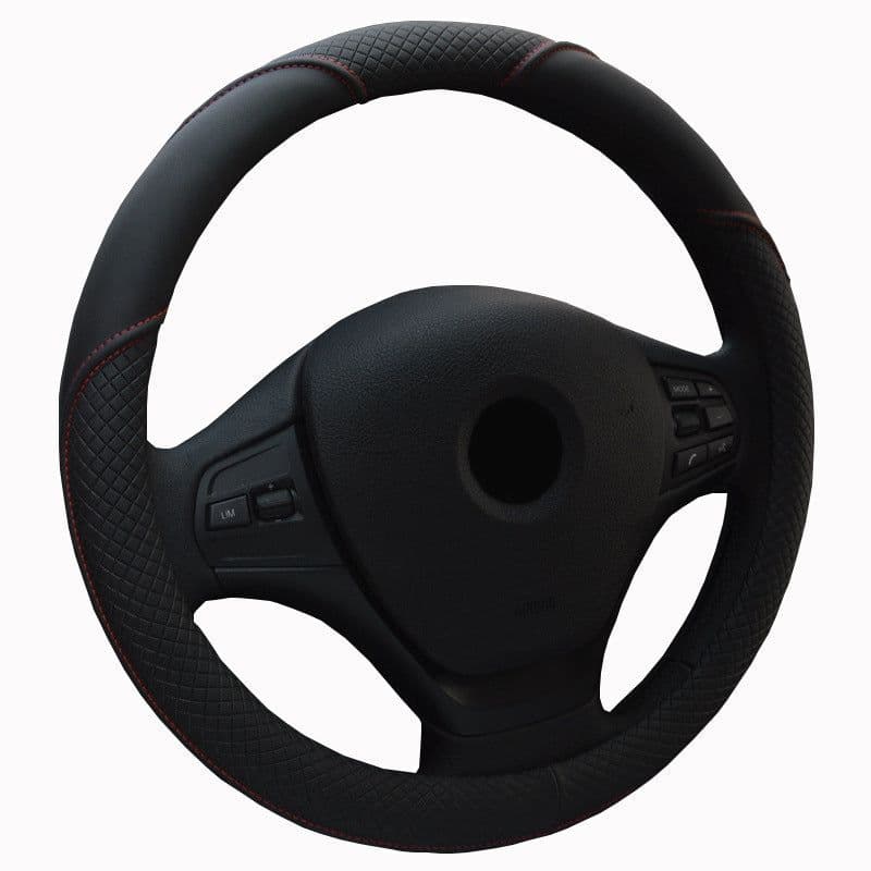 image-New Four Seasons Four Seasons Universal Ice Silk Non-Slip Car Steering Wheel Cover Braid Interior Car Accessories