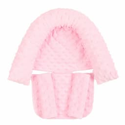 image-Baby Car Safety Soft Sleeping Head Support Pillow with Matching Seat Belt Strap Covers Baby Carseat Neck Protection Headrest