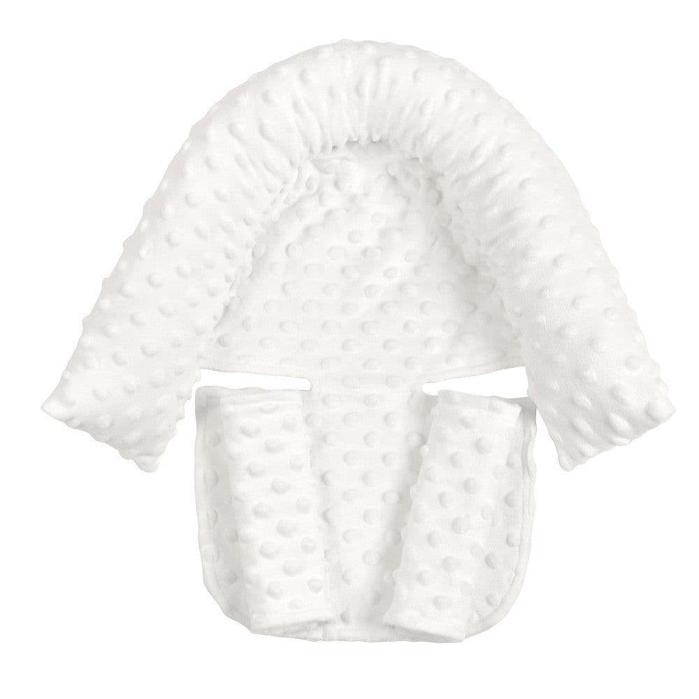 image-Baby Car Safety Soft Sleeping Head Support Pillow with Matching Seat Belt Strap Covers Baby Carseat Neck Protection Headrest
