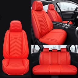 image-All Seasons Full Surround Seat Cover Leather Seat Cover Net Red Seat Cushion