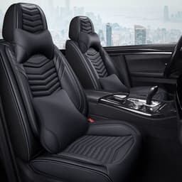 image-All Seasons Full Surround Seat Cover Leather Seat Cover Net Red Seat Cushion