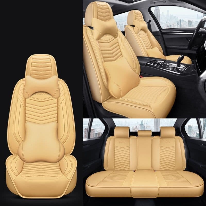 image-All Seasons Full Surround Seat Cover Leather Seat Cover Net Red Seat Cushion