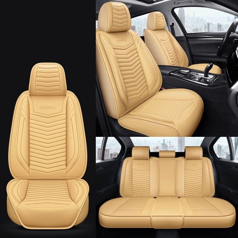 image-All Seasons Full Surround Seat Cover Leather Seat Cover Net Red Seat Cushion