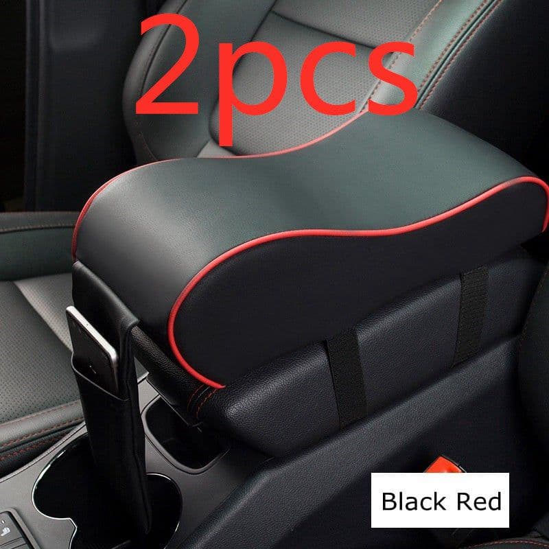 image-New Leather Car Armrest Pad Universal Auto Armrests Car Center Console Arm Rest Seat Box Pad Vehicle Protective Car Styling