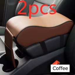 image-New Leather Car Armrest Pad Universal Auto Armrests Car Center Console Arm Rest Seat Box Pad Vehicle Protective Car Styling