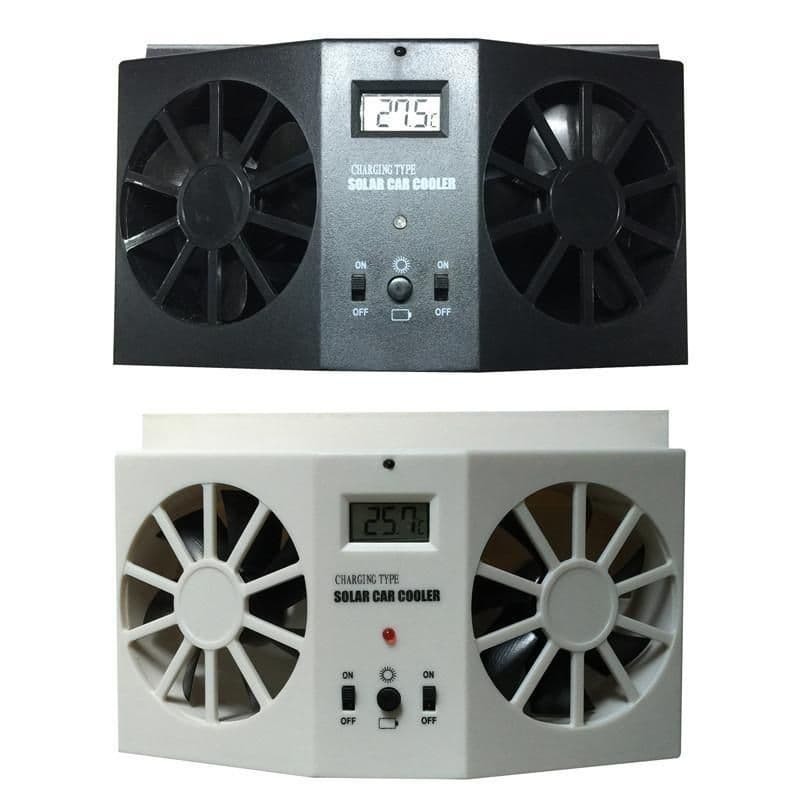 image-2W Car Solar Exhaust Fan Solar Car Exhaust Fan Car With Solar Cooling Artifact