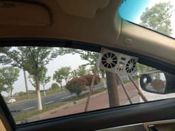 image-2W Car Solar Exhaust Fan Solar Car Exhaust Fan Car With Solar Cooling Artifact