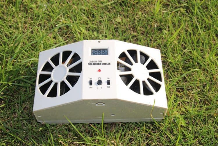 image-2W Car Solar Exhaust Fan Solar Car Exhaust Fan Car With Solar Cooling Artifact
