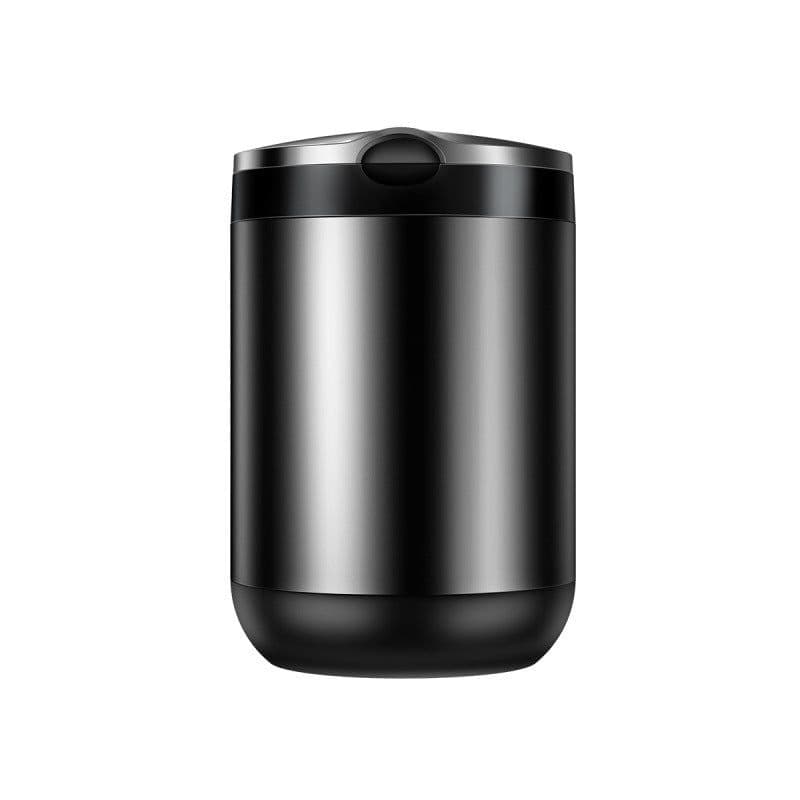 image-Car Ashtray LED Light Alloy Ash Tray Aluminum Cup Portable Smokeless Auto Ashtray Flame Retardant Cigarette Holder Box