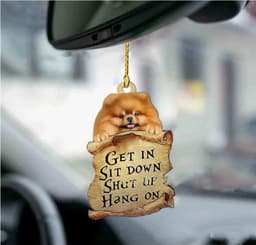 image-Car Dog Pendant Pendant, Car Key Backpack Accessories