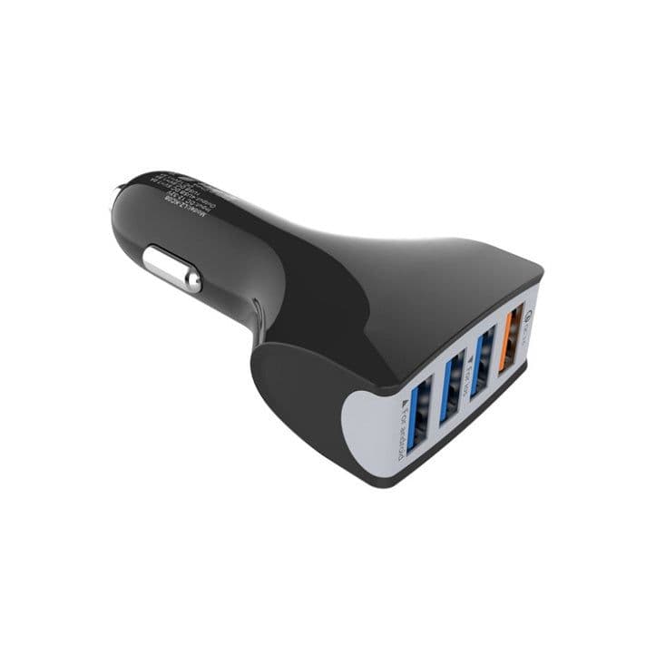 image-Qc3.0 car charger multi-function one for four car charger 4USB5V9V12V car phone charger