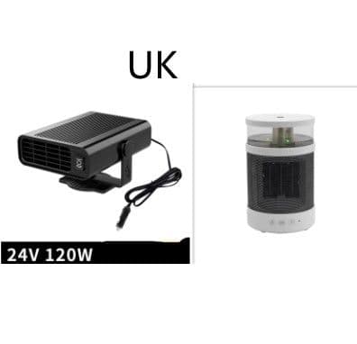 image-Universal Car Defrost Heater Window Mist Remover 12V24V Heating And Cooling Accessories Fan