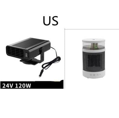 image-Universal Car Defrost Heater Window Mist Remover 12V24V Heating And Cooling Accessories Fan