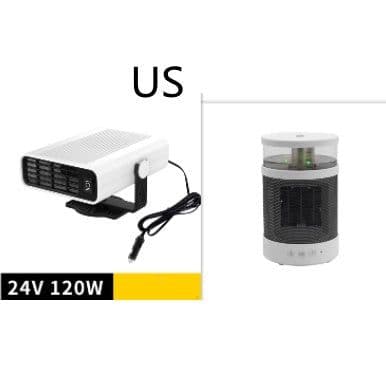image-Universal Car Defrost Heater Window Mist Remover 12V24V Heating And Cooling Accessories Fan